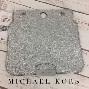 NWT Michael Kors Sloan Select MD Flap Silver